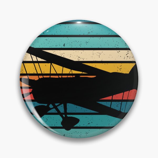 Item preview, Flugzeug Retro Pilot Geschenk Fliegen Flugsport & Modellflug designed and sold by Lenny Stahl.