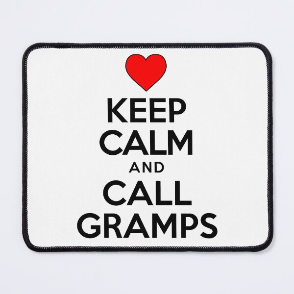 Item preview, Keep Calm Call Gramps Grandfather Cute Heart designed and sold by jaycartoonist.