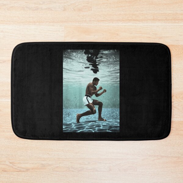 Item preview, Muhammad Ali Underwater Poster Muhammad Ali Essential E designed and sold by kimbeltzsve.