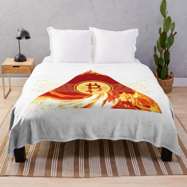 Item preview, bitcoin on fire designed and sold by mrelax57700.