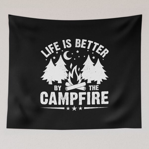 Item preview, Life Is Better By The Campfire Nature Lover Proud Camper designed and sold by haselshirt.