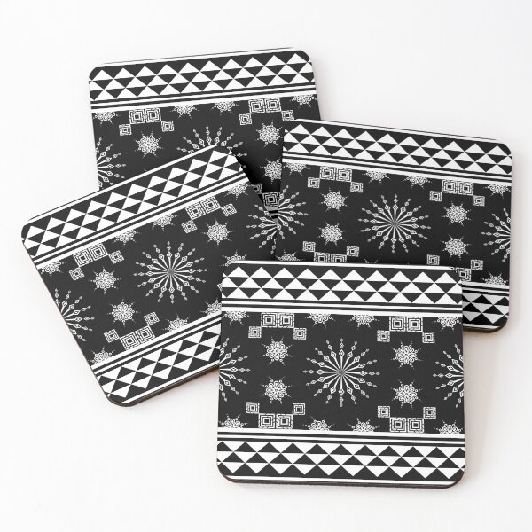 Item preview, Retro style tribal fabric pattern  designed and sold by mushopja.