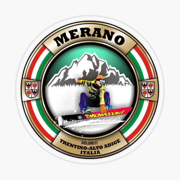 Adige Souvenir-Aufkleber Gröden Dolomiti Perla Alto Adige Italia Alpi 80er 