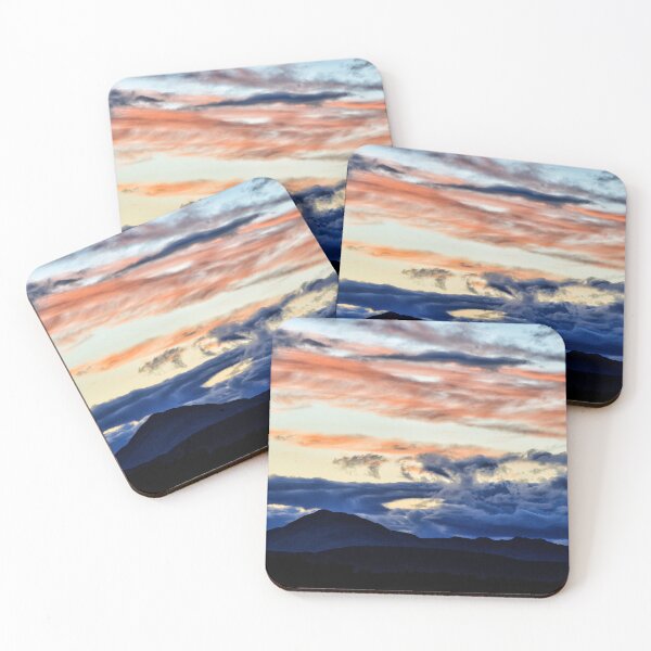 Item preview, Red sky over the Trossachs mountains. Scotland designed and sold by Richard Flint.