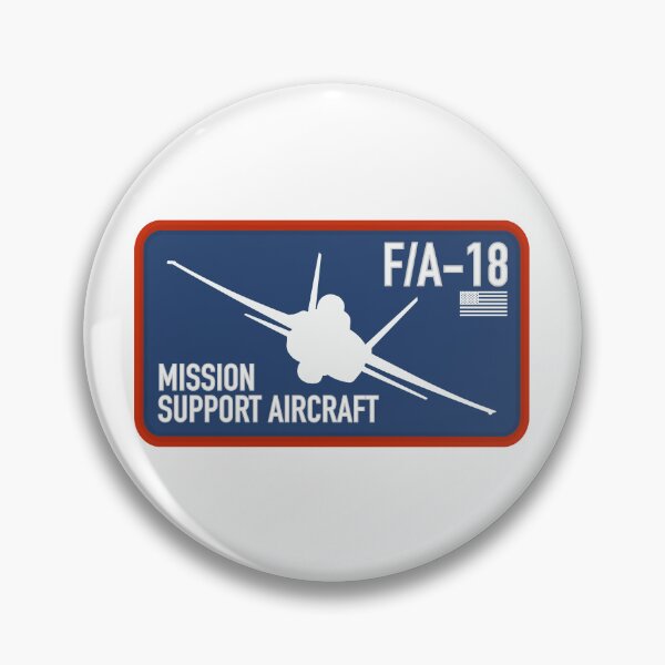 Item preview, F/A-18 Hornet - Mission Support Aircraft Patch designed and sold by StrongVlad.