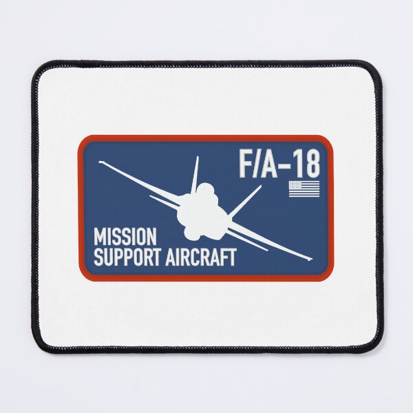 Item preview, F/A-18 Hornet - Mission Support Aircraft Patch designed and sold by StrongVlad.