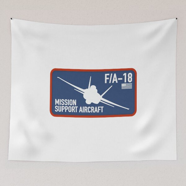 Item preview, F/A-18 Hornet - Mission Support Aircraft Patch designed and sold by StrongVlad.