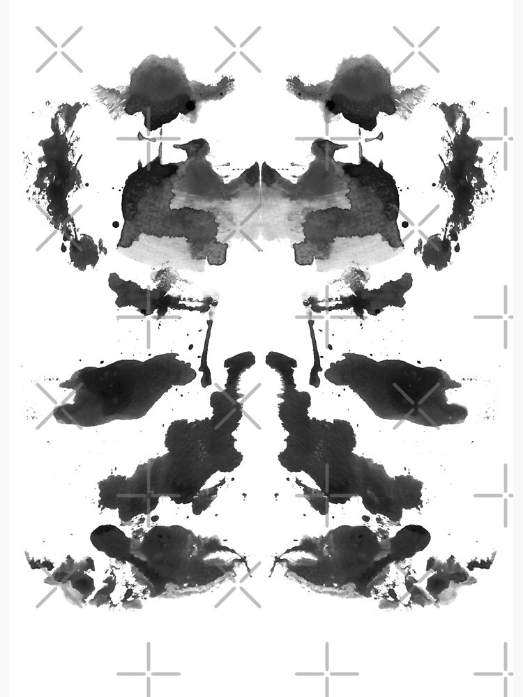 Rorschach test art  psychology artwork