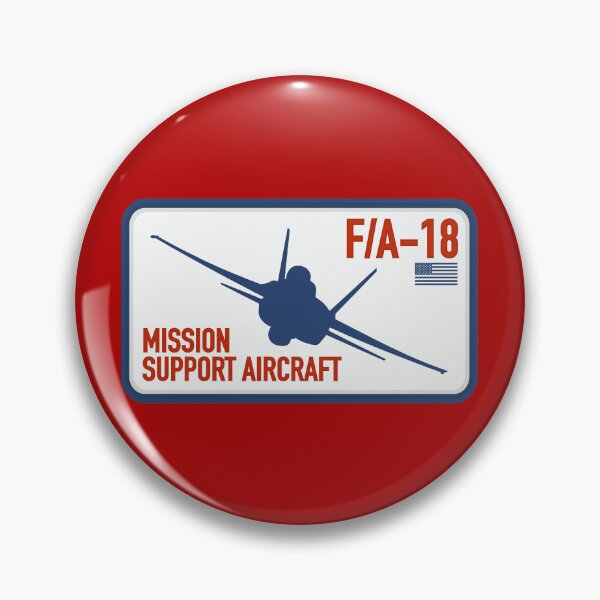 Item preview, F/A-18 Hornet - Mission Support Aircraft Patch designed and sold by StrongVlad.