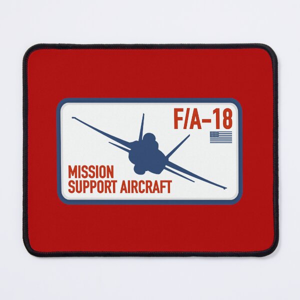 Item preview, F/A-18 Hornet - Mission Support Aircraft Patch designed and sold by StrongVlad.