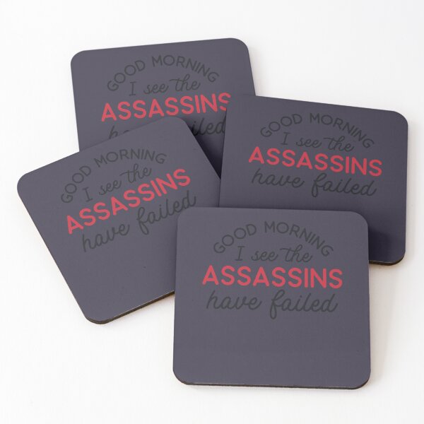 Item preview, Assassins Live An Idyllic Open World Good Morning Assassins Gift For Birthday designed and sold by RobinMarkHolmes.