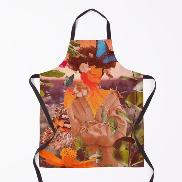 Item preview, Collage Black Girl - Orange colored Butterflies designed and sold by SoluxStudios.