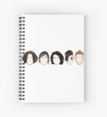 My Chemical Romance Faces Spiral Notebook
