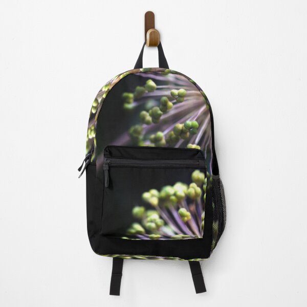 Item preview, Flower garlic on black background designed and sold by olena2552.