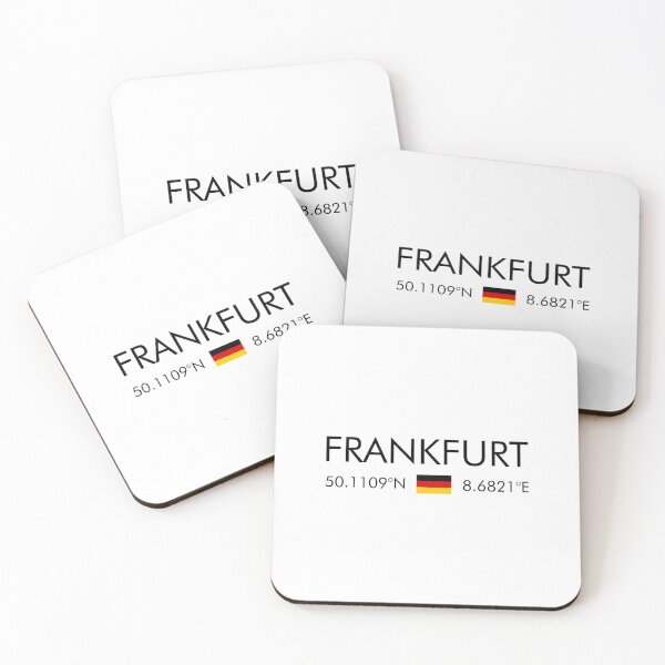 Item preview, Germany - Frankfurt City Coordinates designed and sold by n0madd.