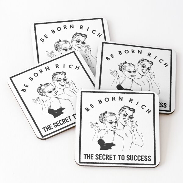 Item preview, Be Born Rich - Antiwork designed and sold by BaconPancakes21.