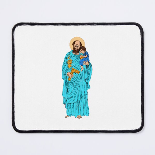 Item preview,  Saint Joseph holding Infant Jesus in his arms artwork  designed and sold by KARTICK DUTTA.