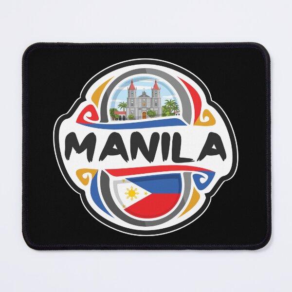 Item preview, Manila Philippines Flag Badge Travel Souvenir Stamp designed and sold by TeeHome.