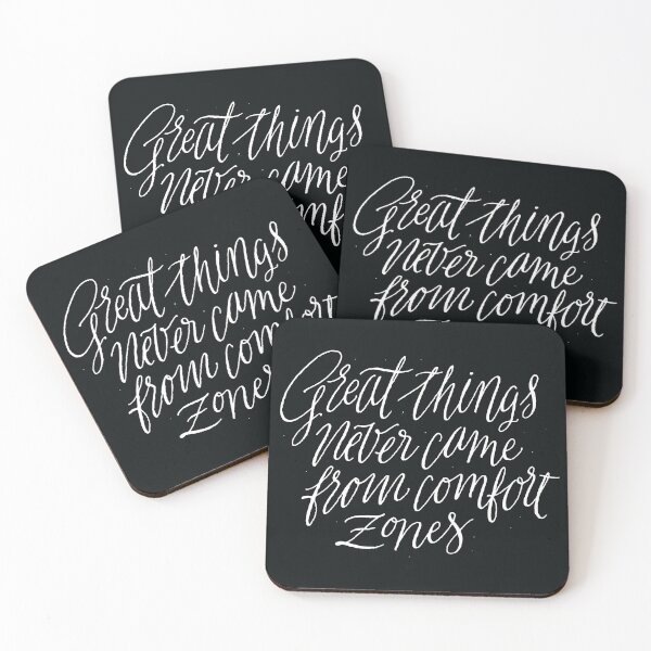 Item preview, Great Things Never Came From Comfort Zones designed and sold by Elena Shmidt.