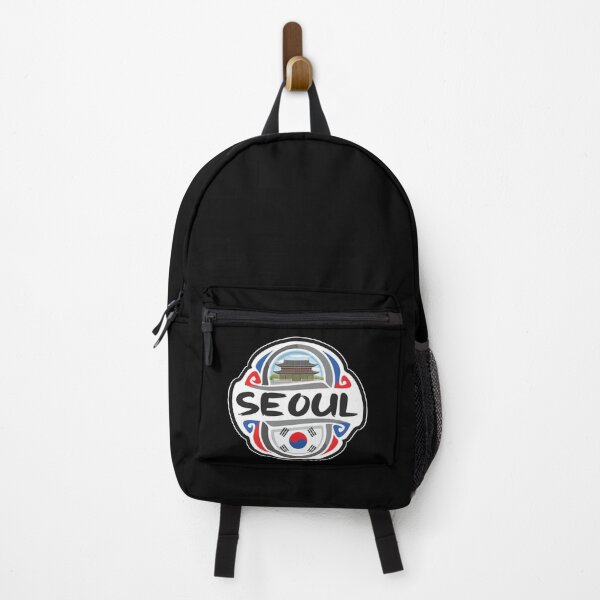 Item preview, Seoul South Korea Flag Badge Travel Souvenir Stamp designed and sold by TeeHome.