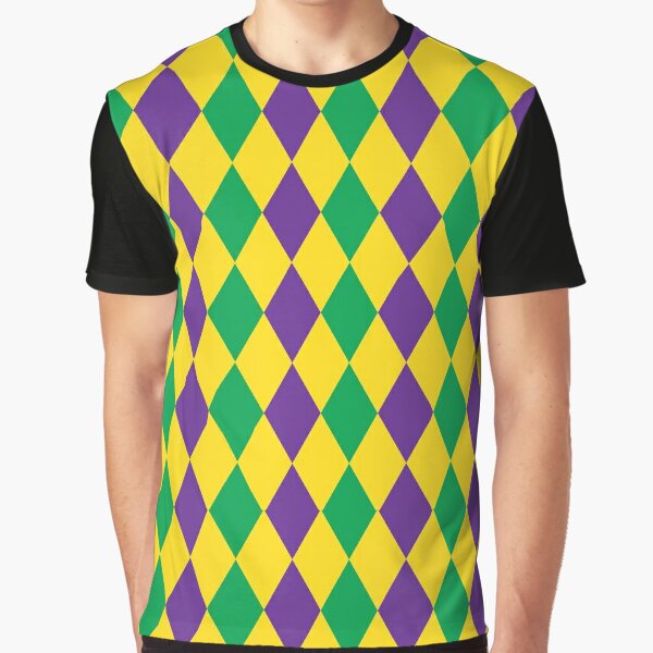 Harlequin Pattern Men's T-Shirts for Sale