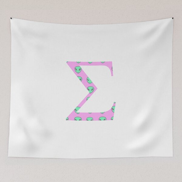Item preview, Sigma Alien Pattern Greek Sorority designed and sold by greekgoddess.