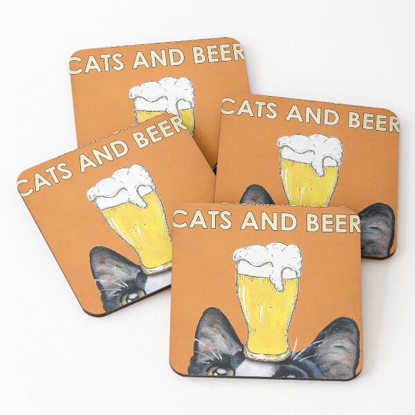 Item preview, Cats And Beer designed and sold by mothis-shop.
