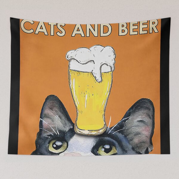 Item preview, Cats And Beer designed and sold by mothis-shop.