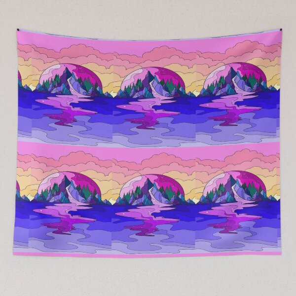 Item preview, Summer Vibe Sunset || Artwork|| Pink Art  designed and sold by Artw0rld.