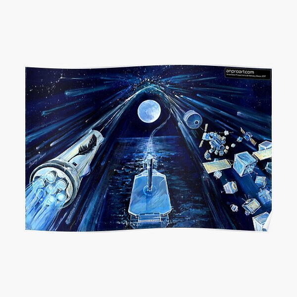 Blue Origin Wall Art | Redbubble