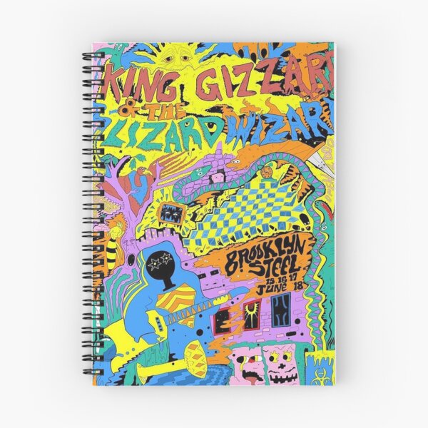 Item preview, King Gizzard and the Lizard Wizard Brooklyn Steel Art designed and sold by jamesliskaa.