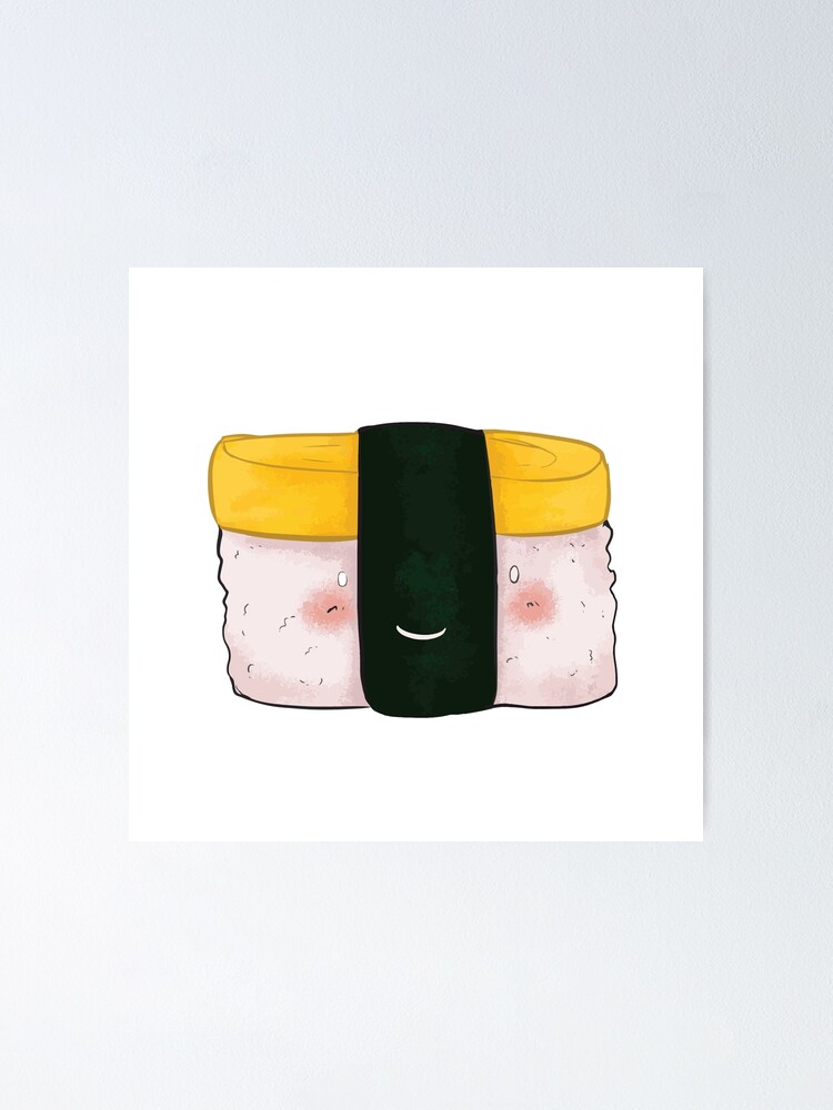 Egg Sushi Poster For Sale By Prostcity Redbubble