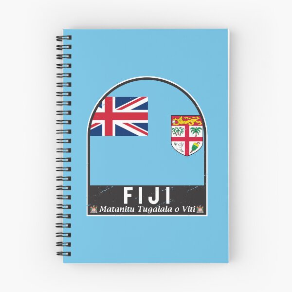 Item preview, Fiji Flag Emblem Distressed Vintage designed and sold by KrisSidDesigns.