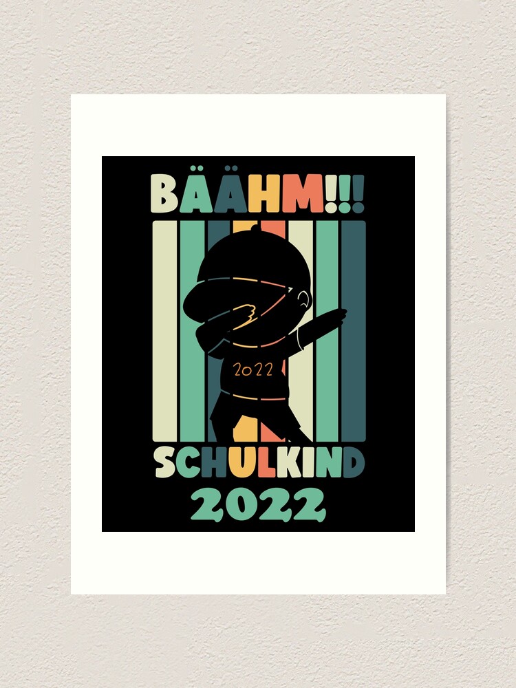 "Einschulung Schulanfang Bähm Schulkind 2022 Geschenk Schule Schulstart
