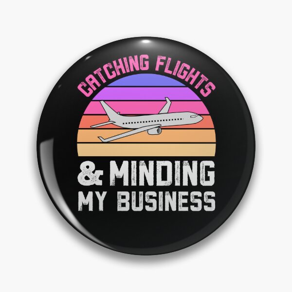 Item preview, Catching Flights And Minding My Business Vintage Distressed designed and sold by Nepaz-Designs.