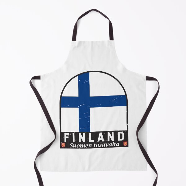 Item preview, Finland Flag Emblem Distressed Vintage designed and sold by KrisSidDesigns.