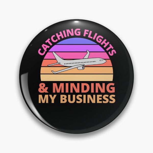 Item preview, Catching Flights And Minding My Business Vintage designed and sold by Nepaz-Designs.