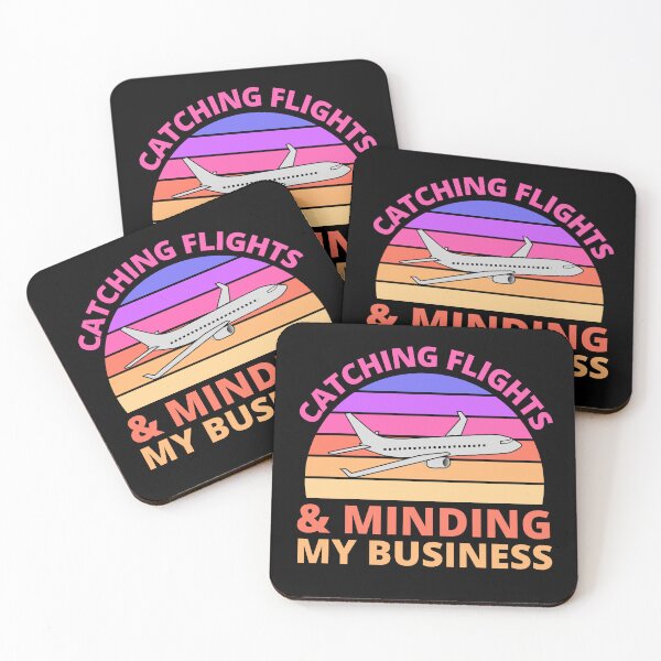 Item preview, Catching Flights And Minding My Business Vintage designed and sold by Nepaz-Designs.