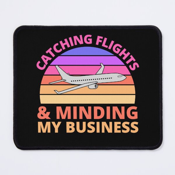 Item preview, Catching Flights And Minding My Business Vintage designed and sold by Nepaz-Designs.