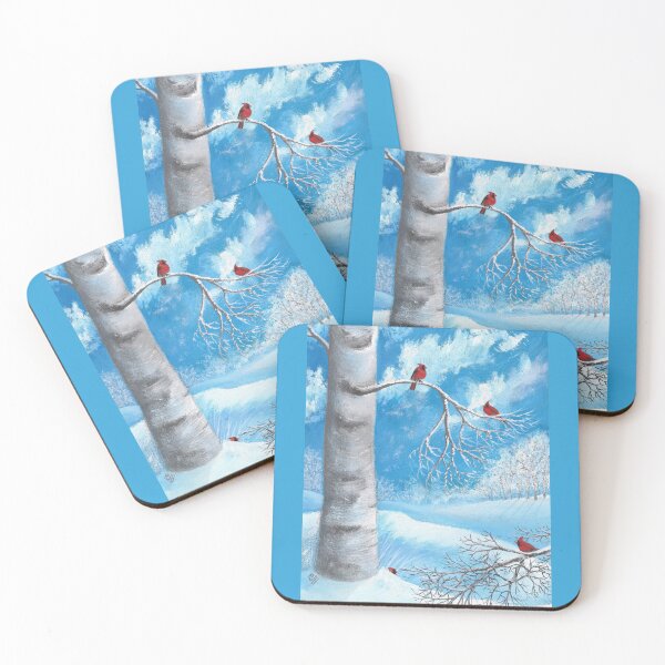 Item preview, Red Cardinal Snowscape designed and sold by PhilipHarvey.