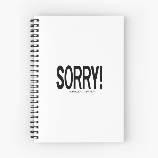 Item preview, SORRY, I AM NOT SORRY designed and sold by SAFREN.