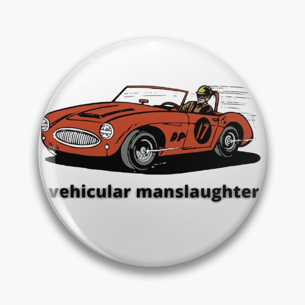 Item preview, vehicular manslaughter designed and sold by GetNew.