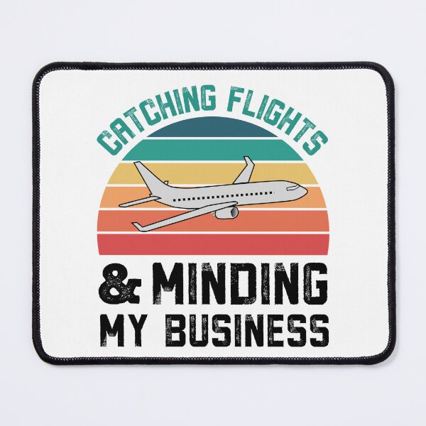 Item preview, Catching Flights And Minding My Business Vintage Distressed White designed and sold by Nepaz-Designs.