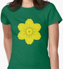 Heraldic Daffodil Women's Fitted T-Shirt