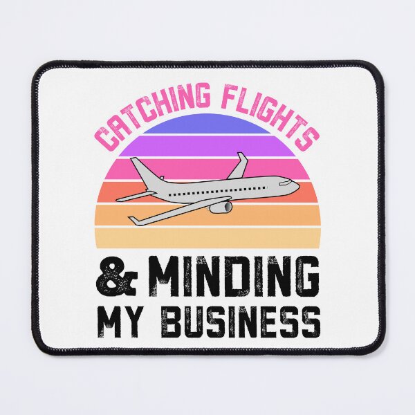 Item preview, Catching Flights And Minding My Business Vintage Distressed White designed and sold by Nepaz-Designs.