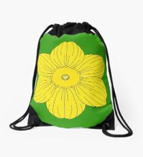 Heraldic Daffodil Drawstring Bag