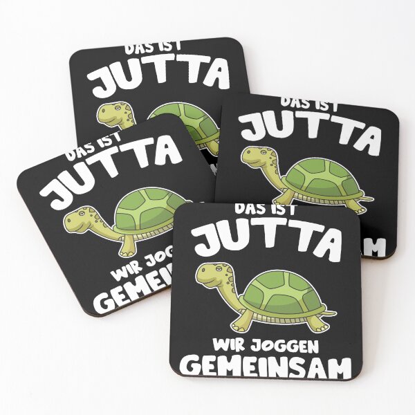 Item preview, Turtle Jutta We jog saying sports muffle sports runners designed and sold by Lenny Stahl.