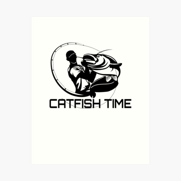 Awesome Catfish Fishing Art Prints for Sale