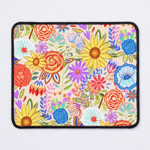 Vista previa del artículo con la obra «Floral festivo de verano», diseñado y vendido por TigaTiga.