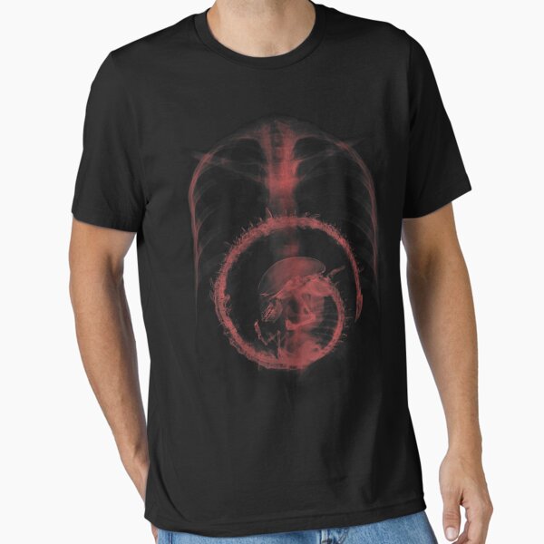 Alien radiography v2, Alien X-ray v2, blue